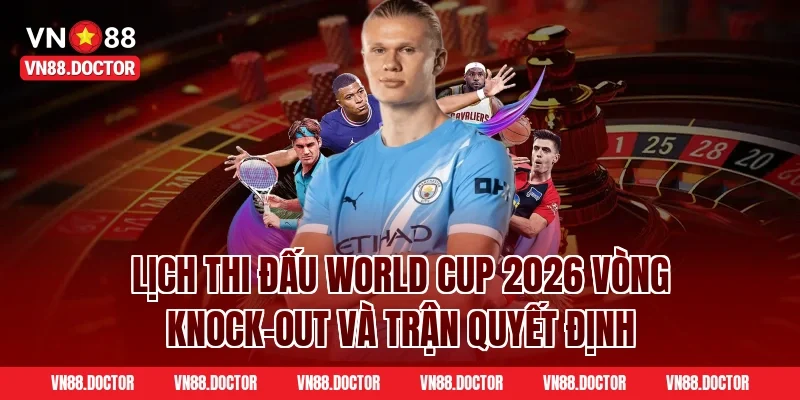 Lịch thi đấu World Cup 2026 vòng knock-out và trận quyết định